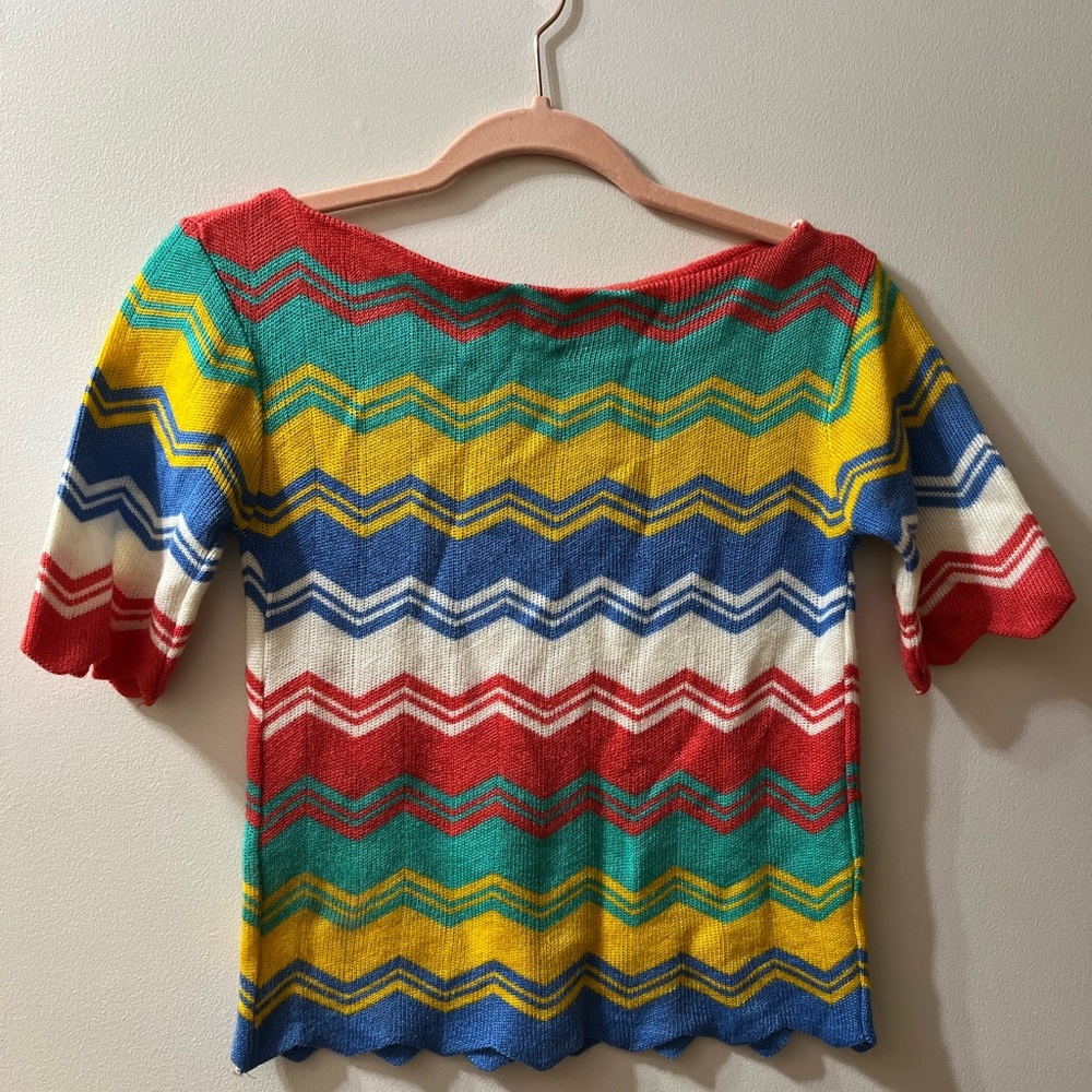 Vintage 1970s Sears Knit Top